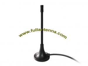 P/N:FA2400.03,WiFi/2.4G External Antenna,magnetic mount,whip rubber antenna RP SMA