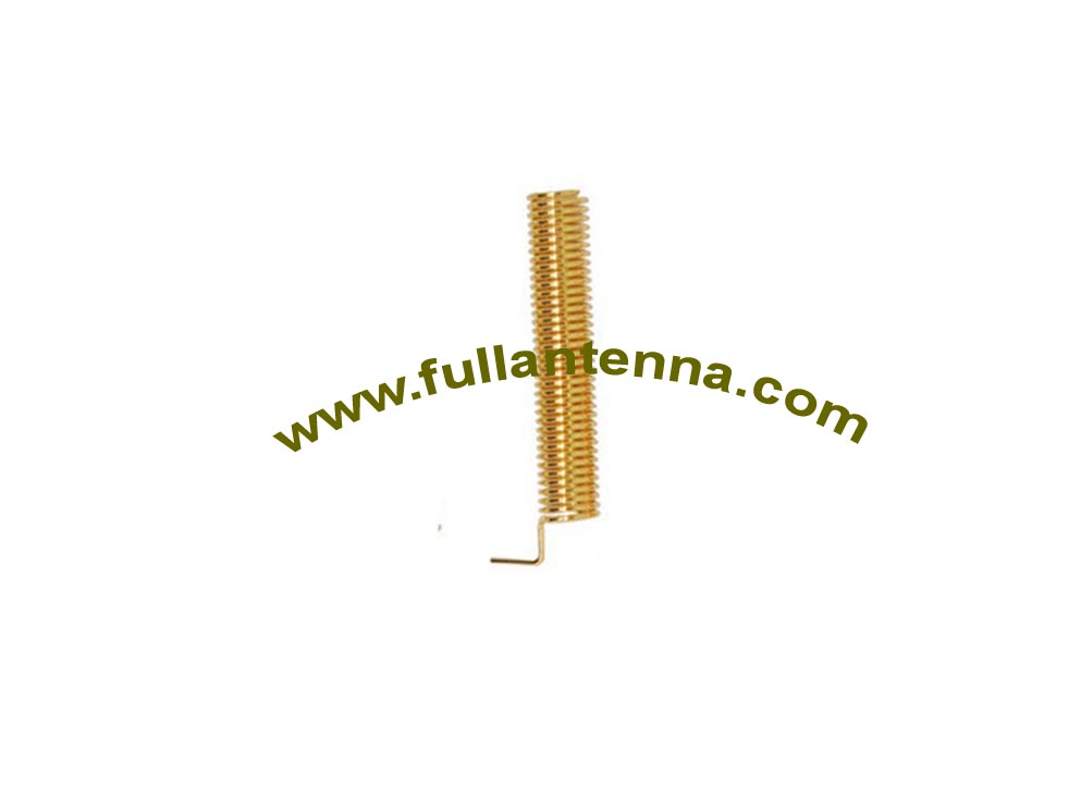 P / N: FA433mhz.02Spring, antena de resorte de 433mhz, antena interna de 433mhz