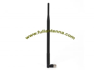 P / N: FA2400.0508, резиновая антенна WiFi / 2.4G, SMA усиление 8 дБи