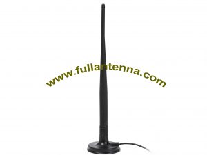 P/N:FA2400.06071,WiFi/2.4G External Antenna, 7dbi antenna magnetic mount RP SMA