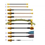 Ensambles de cable FA1, todo tipo de coletas, IPEX, U.FL a IPEX, SMA a MCX, MMCX, IPEX, FAKRA o pelados