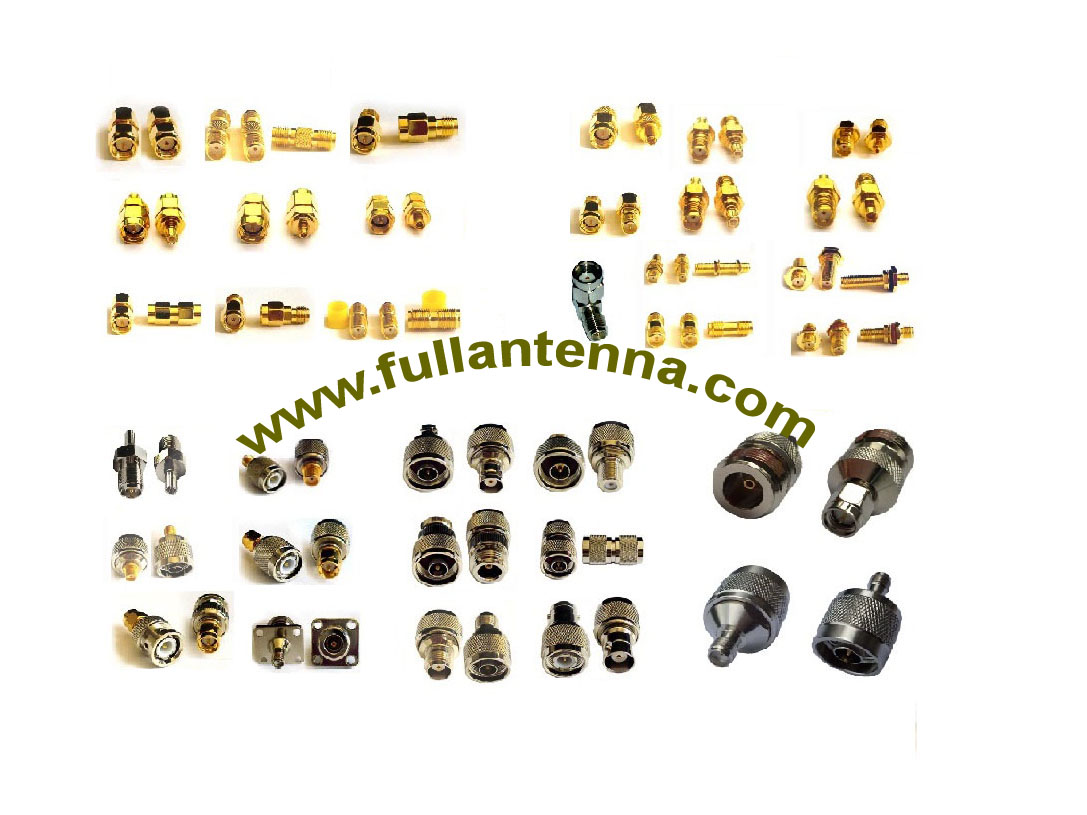 Conectores adaptadores FA.RF, todo tipo de conectores adaptadores RF, SMA a SMA, N, TNC, MMCX, macho a hembra