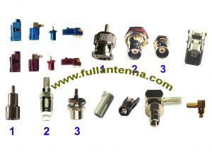Conectores FA.RF2, todo tipo de conectores FAKRA, FME, BNC, wiclic, GT5, CRC9, TS9, MC-CARD