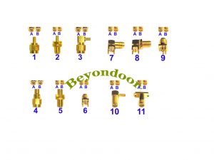 BY-SMA Connectors1,all kinds of SMA connectors,male or female,stright or right angle,customized