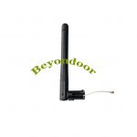 P/N:BY-2400-02-01,WiFi/2.4G Rubber Antenna,  with 5-20cm  cable  ipex 3dbi gain