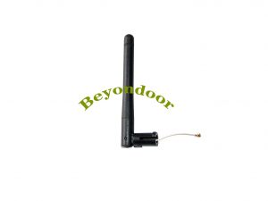 P/N:BY-2400-02-01,WiFi/2.4G Rubber Antenna,  with 5-20cm  cable  ipex 3dbi gain